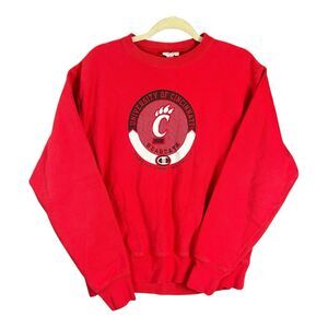 Vintage University Of Cincinatti Bearcats Champion Reverse Weave Crewneck Medium